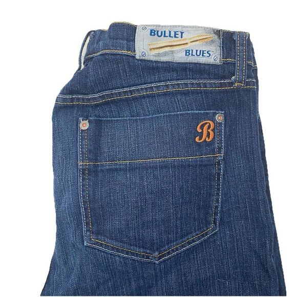 Bullet Blues Company Men’s Straight Leg Wide Leg Designer Jeans Size 36x32 USA - Picture 3 of 14